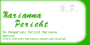 marianna pericht business card